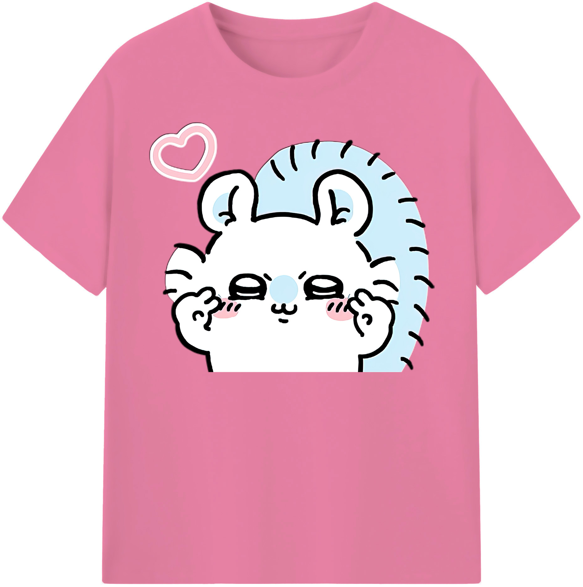 （画像用） ちいかわ モモンガ Chii-kawa Momonga 綿100％半袖Tシャツ（フロントプリント）